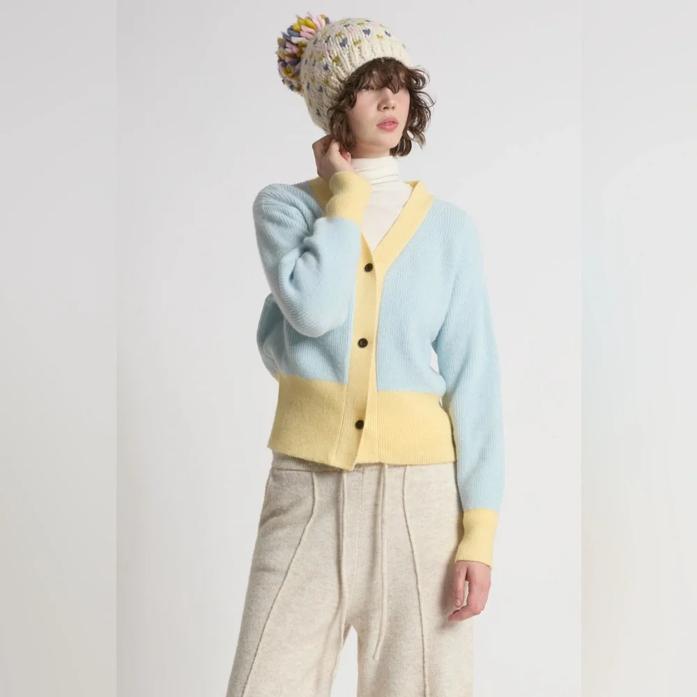 Look By M • MULTI MINI HEART POMPOM HAT